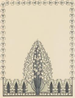 Carlos Schwabe - Four designs for illustrated pages