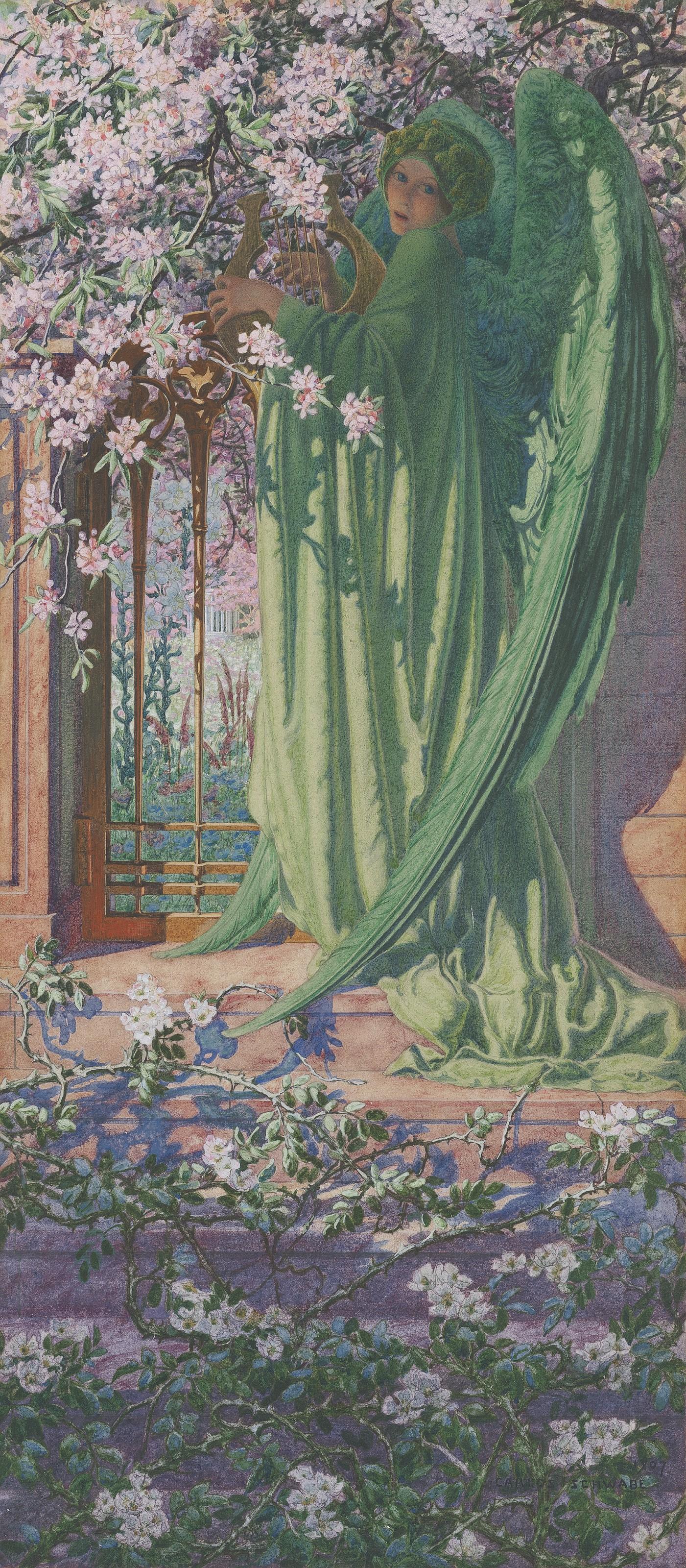 Carlos Schwabe - La Porte d’or