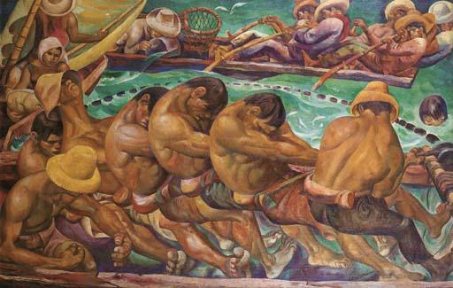 Carlos V. Francisco - Magpupukot (Pulling in the net)