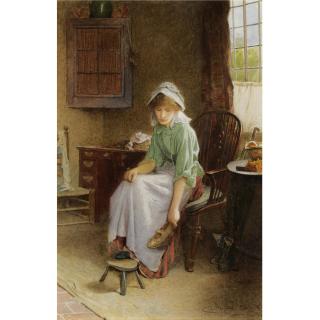 Carlton Alfred Smith R.I., R.B.A., R.O.I. - The New Shoes