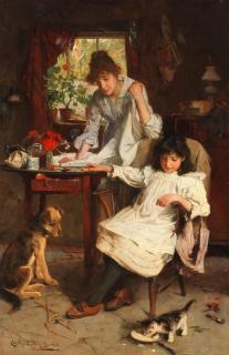 Carlton Alfred Smith, RI, RBA, ROI - Family pets