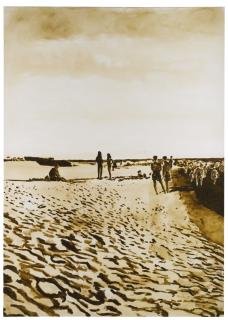 Caro Niederer - Strand Mit Menschen