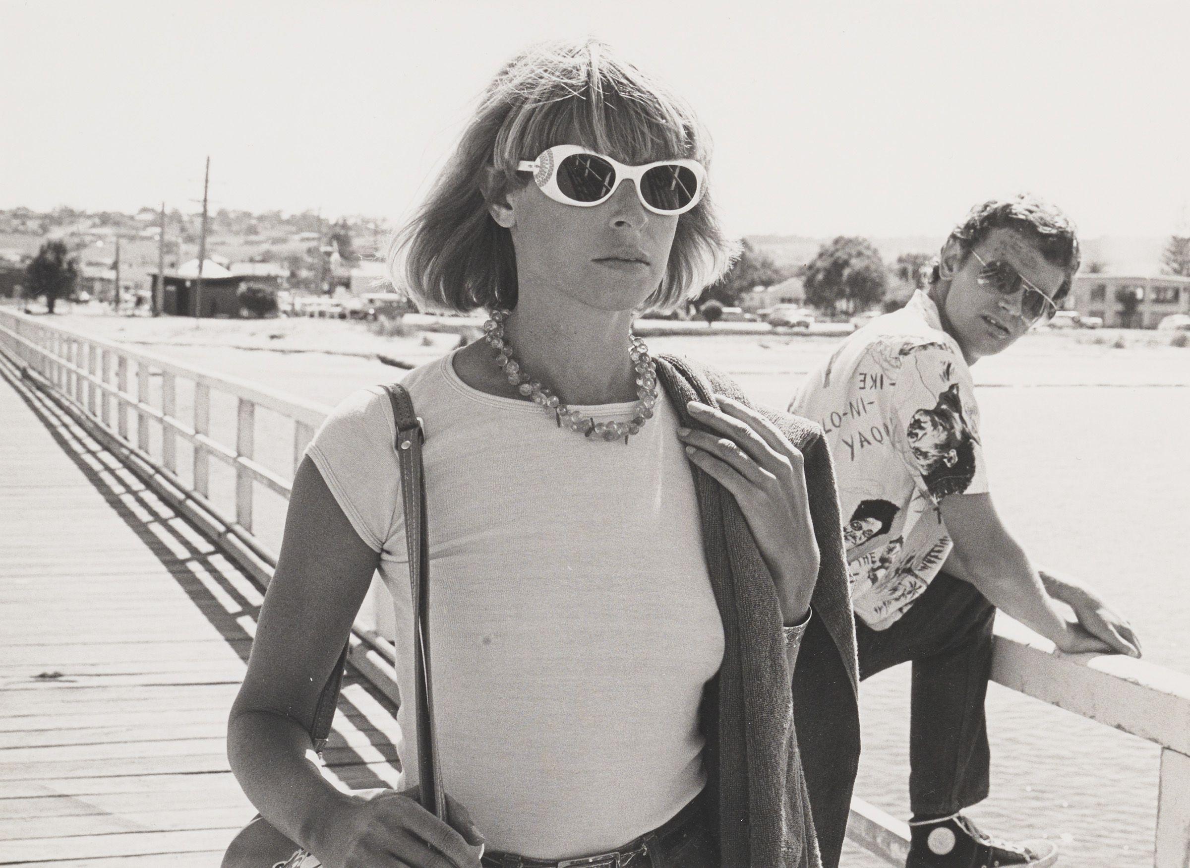 Carol Jerrems - [Judy Morris And Richard Moir At Lakes Entrance, On The Set Of \
