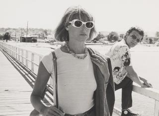 Carol Jerrems - [Judy Morris And Richard Moir At Lakes Entrance, On The Set Of \