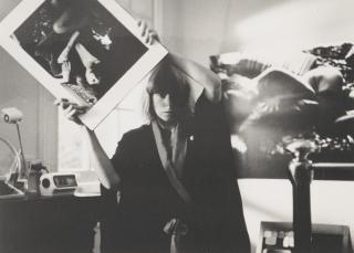 Carol Jerrems - [Judy Morris Carrying A Photograph On The Set Of \