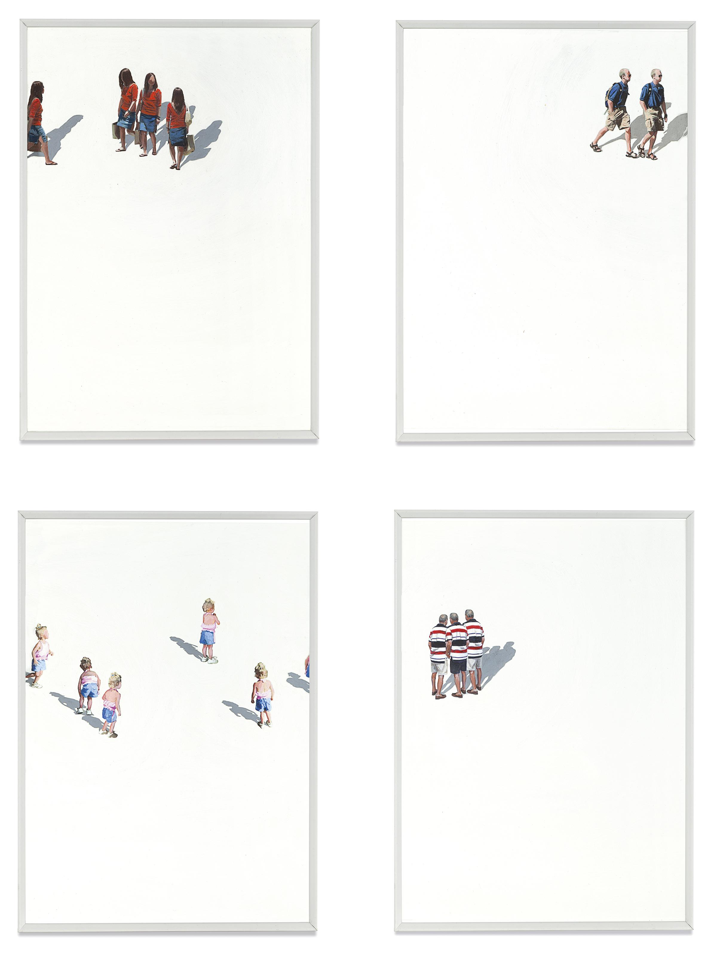 Carol K. Brown - Four works from the Encounters series
