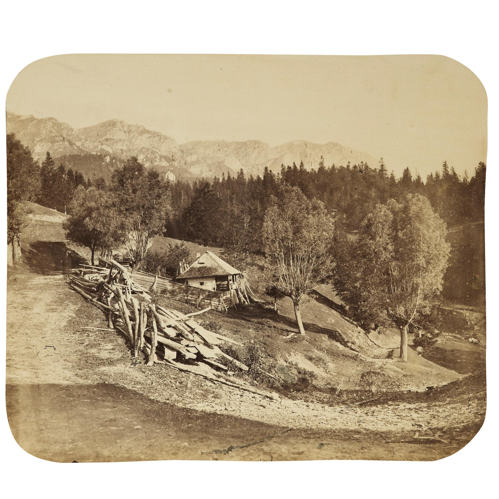 Carol Pop de Szathmari - \'Bucecui La Sinaia\', Paysage De Roumanie, Vers 1855