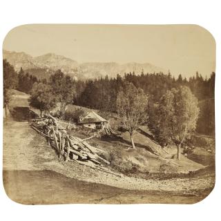 Carol Pop de Szathmari - \'Bucecui La Sinaia\', Paysage De Roumanie, Vers 1855