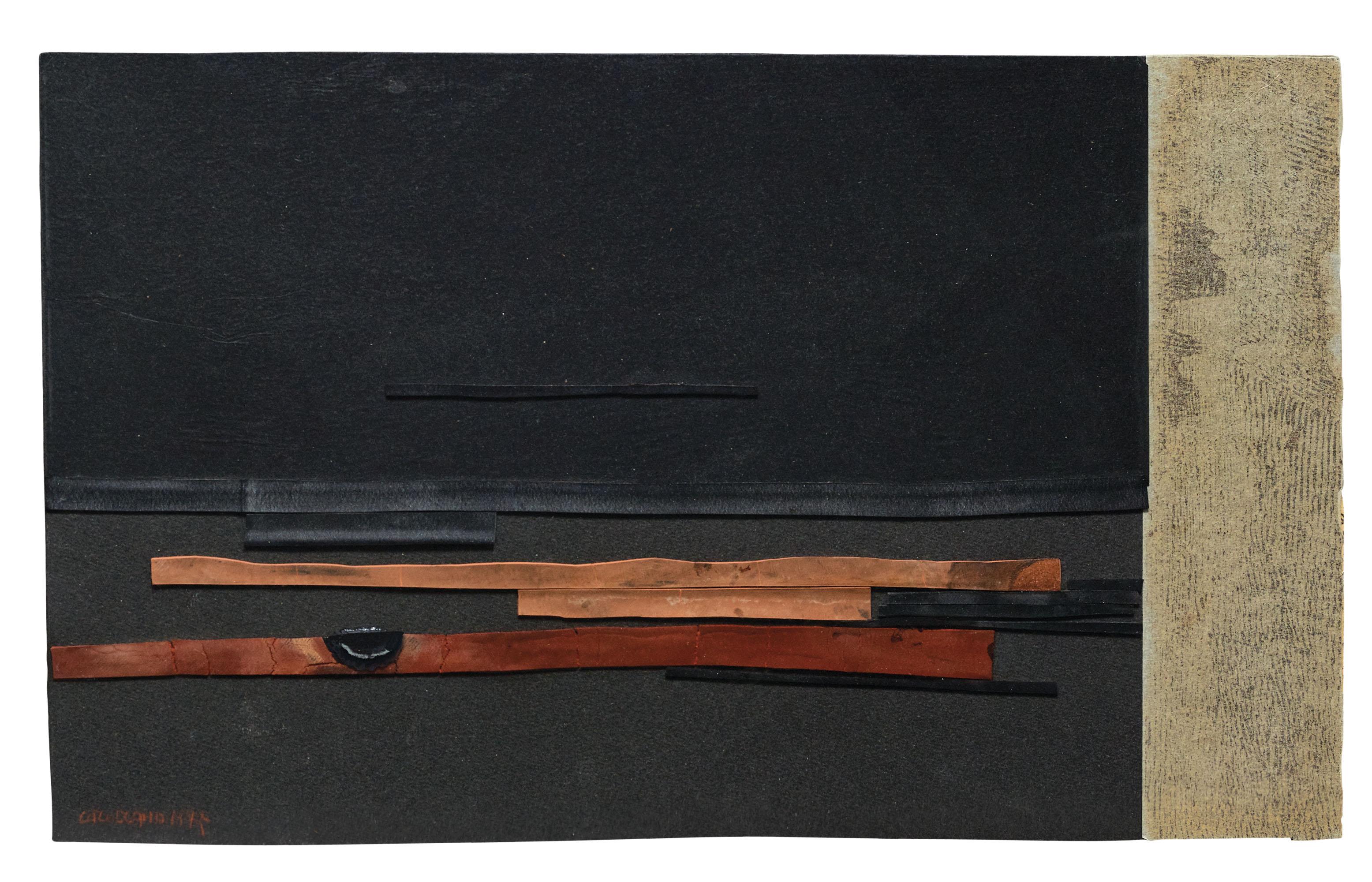 Carol Rama - Composition aux éléments de chambres à air