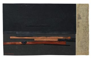 Carol Rama - Composition aux éléments de chambres à air