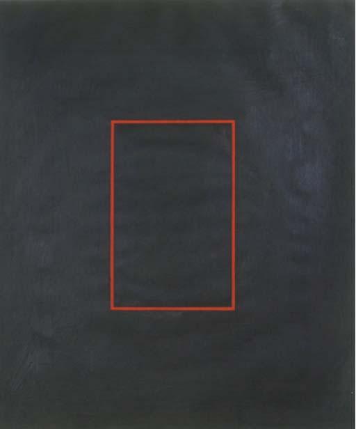 Carole Seborovski - Graphite And Red Triangle Drawing