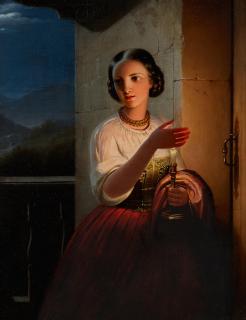 Caroline von der Embde - Retiring for the night