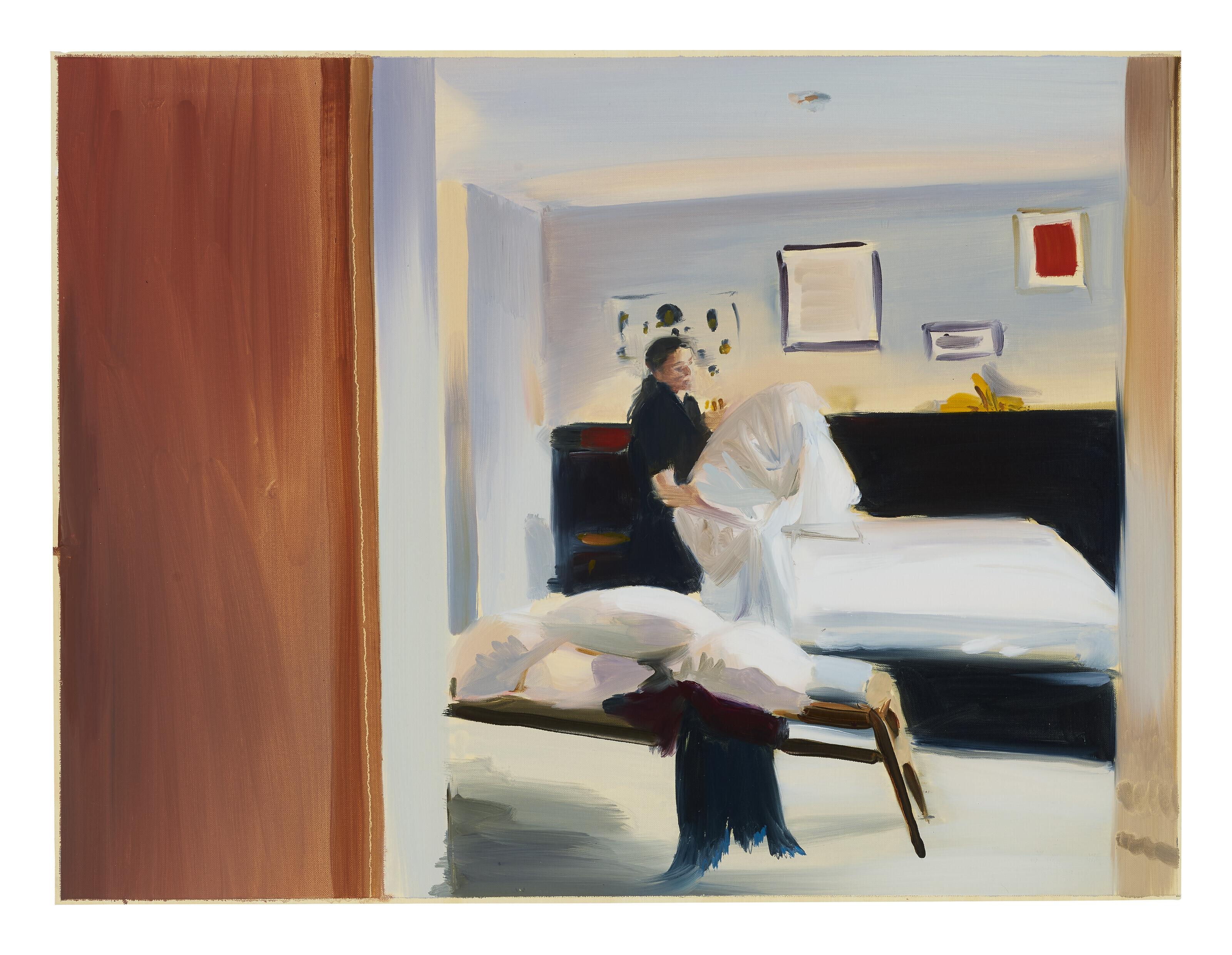 Caroline Walker - Study for Bedding, Room 44