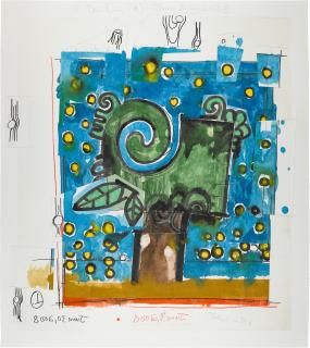 Caroll Dunham - Untitled June-July, 2008 A, 2008