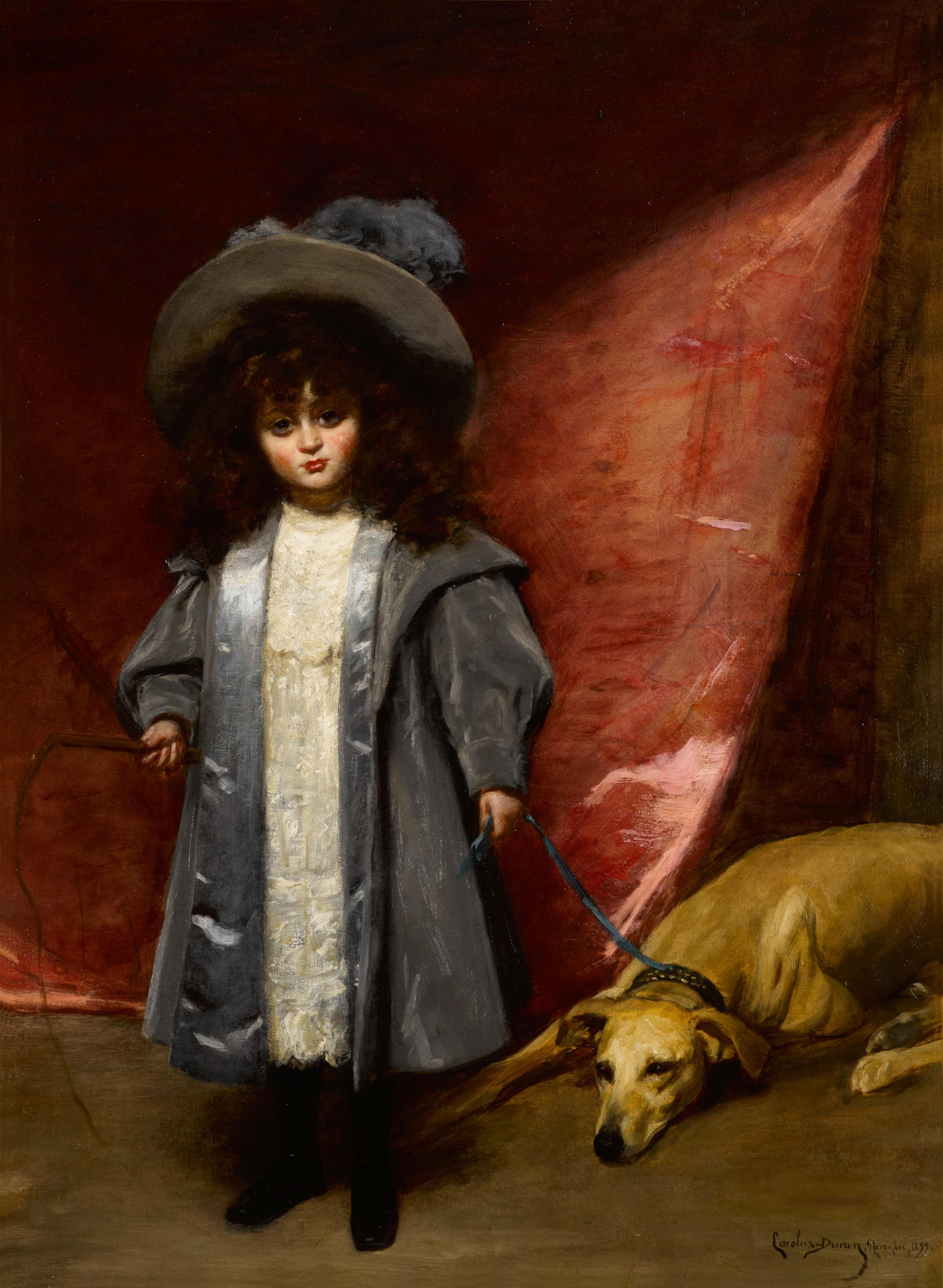 Carolus-Duran - Enfant avec chien