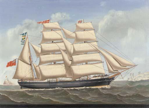 Carolus Ludovicus Weyts - The barque Excelsior