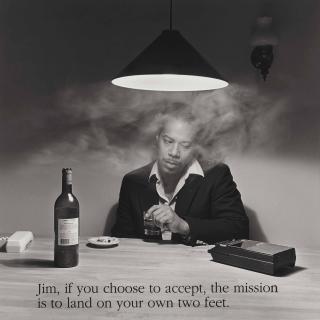 Carrie Mae Weems - Jim, If You Choose To Accept, The Mission Is To Land On Your Own Two Feet