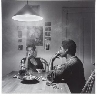 Carrie Mae Weems - Untitled (Man Smoking From The Kitchen Table Series)
