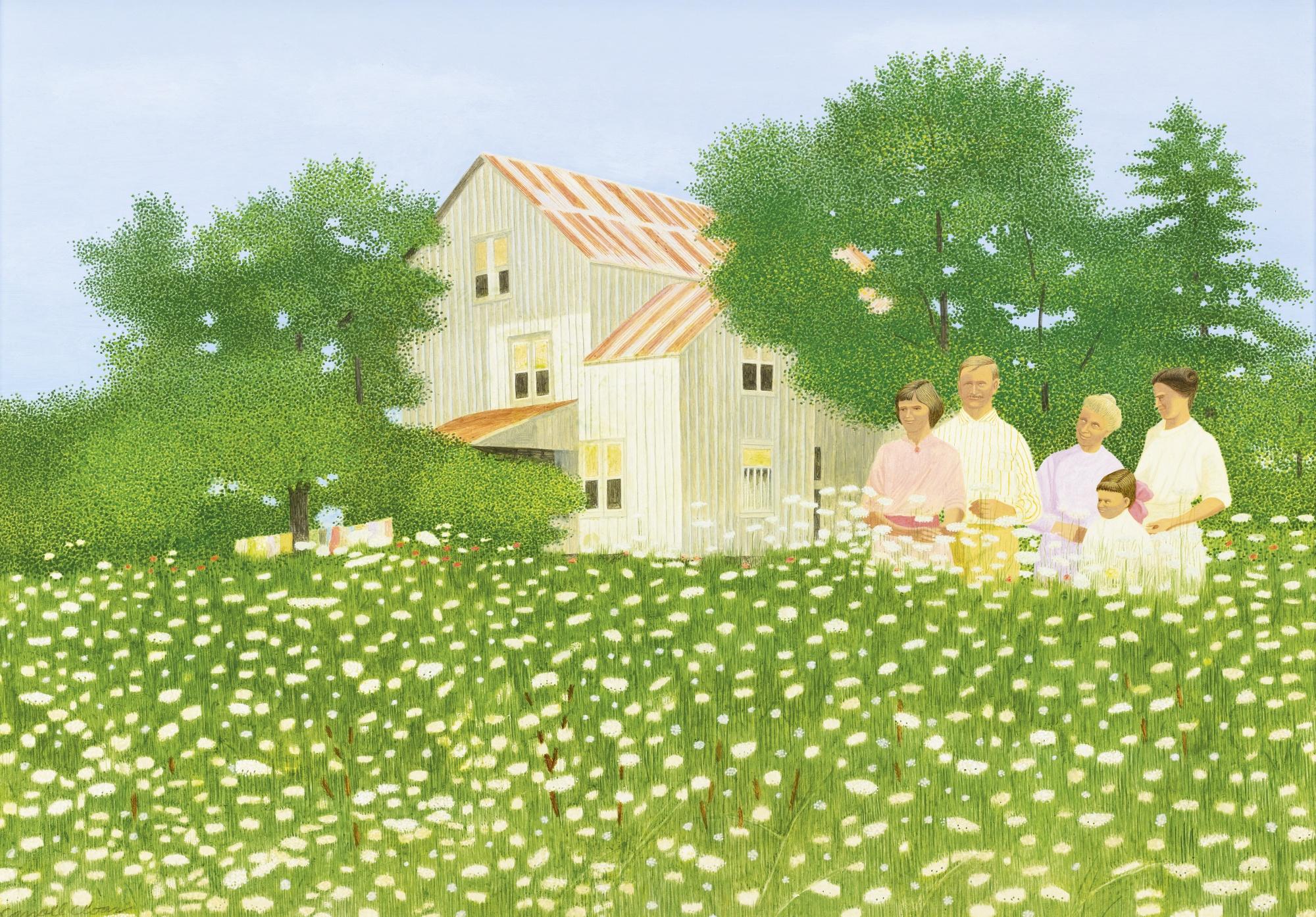 Carroll Cloar - The Big House In Big Flat