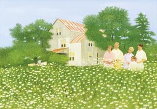 Carroll Cloar - The Big House In Big Flat