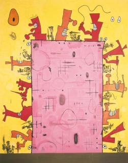 Carroll Dunham - Demon Tower