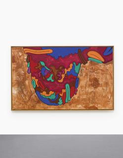 Carroll Dunham - Down (Mound E)