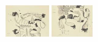 Carroll Dunham - (i) Untitled (12/4/90, 12/5/90) (ii) Untitled (12/19/90, 12/20/90)