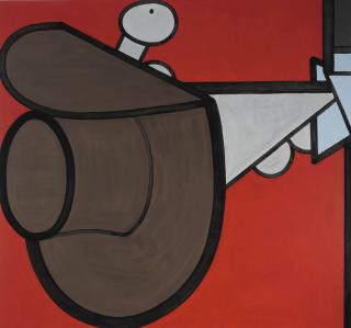 Carroll Dunham - In Red Space (Five)