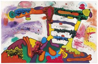 Carroll Dunham - Integrated Painting Five