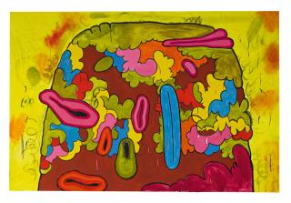 Carroll Dunham - Mound F
