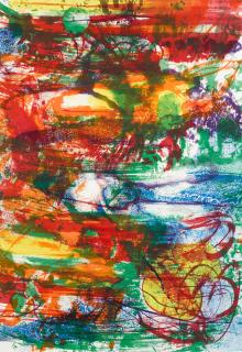 Carroll Dunham - Red Shift 5