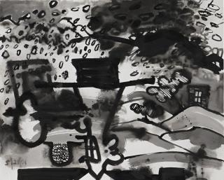 Carroll Dunham - Storm (5.21.01)