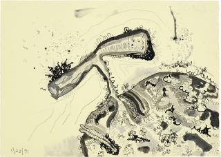 Carroll Dunham - Untitled (1/23/91)