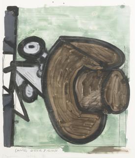 Carroll Dunham - Untitled (1) (Derose, Dunham And Kemmerer A125)