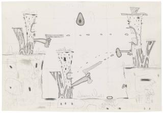 Carroll Dunham - Untitled (5/27/98, 5/28/98)