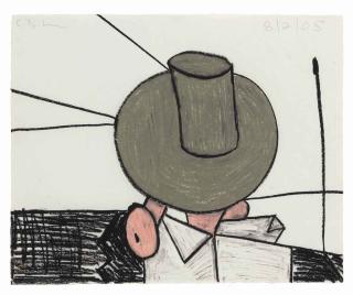 Carroll Dunham - Untitled (8/2/05)