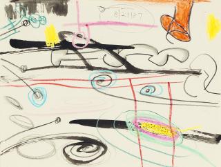 Carroll Dunham - Untitled (8/21/87)