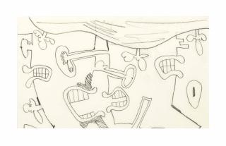 Carroll Dunham - Untitled (D16)