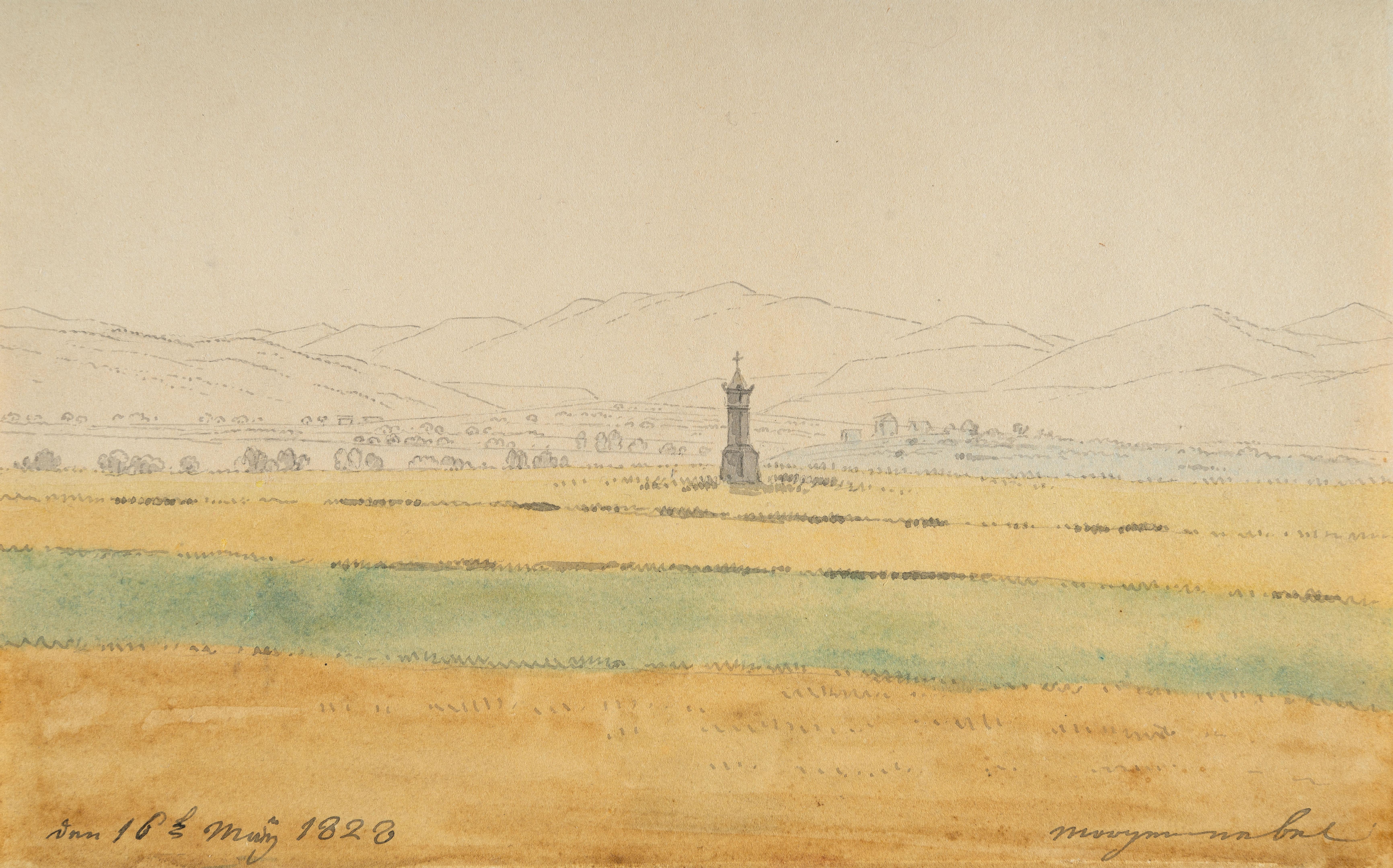 Caspar David Friedrich - Morgennebel – Böhmische Landschaft