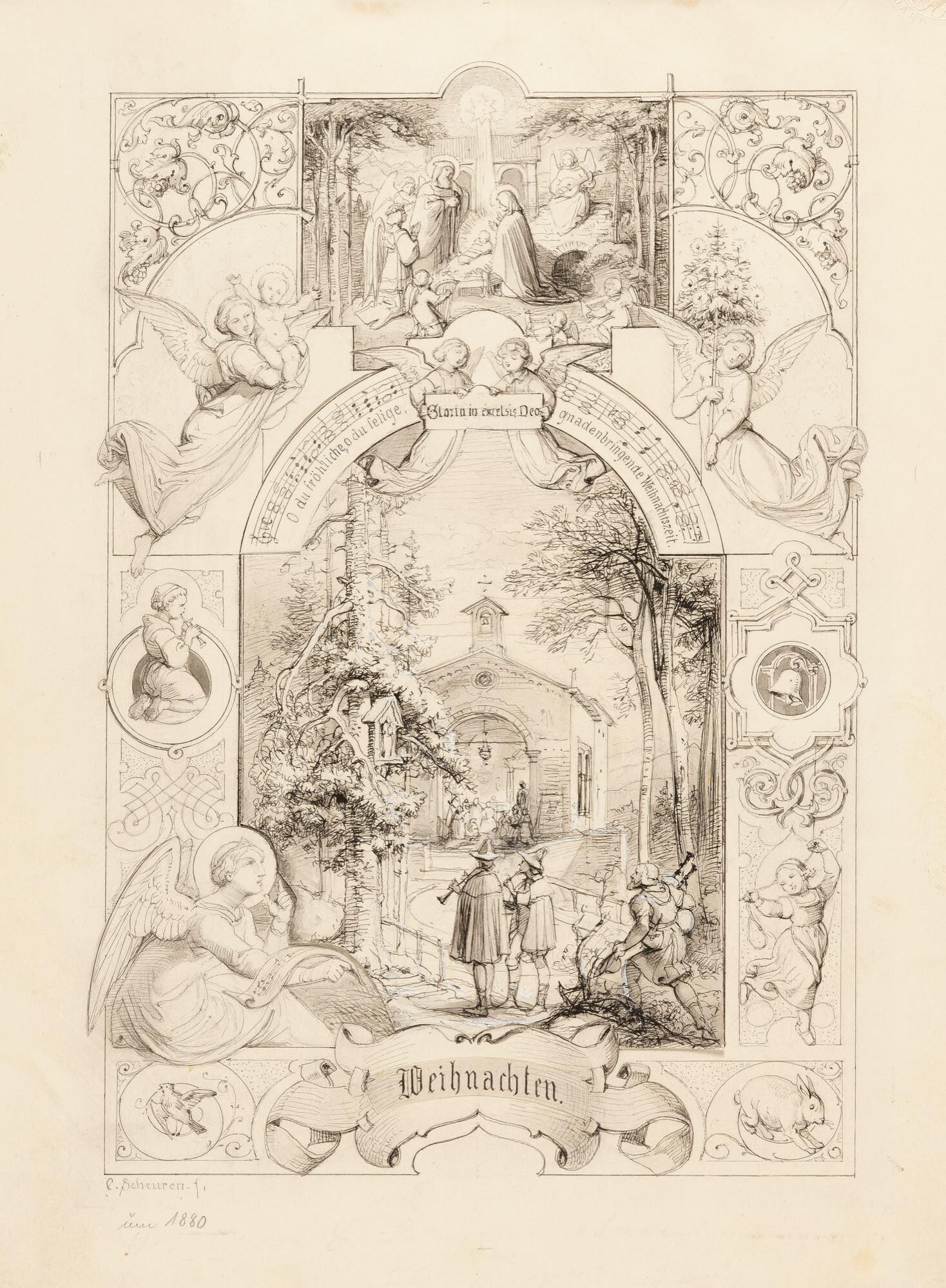 Caspar Johann Nepomuk Scheuren - „Weihnachten“