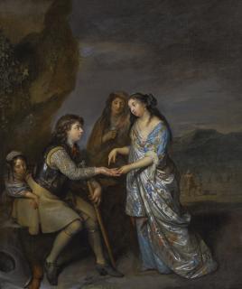 Caspar Netscher - The Fortune Teller