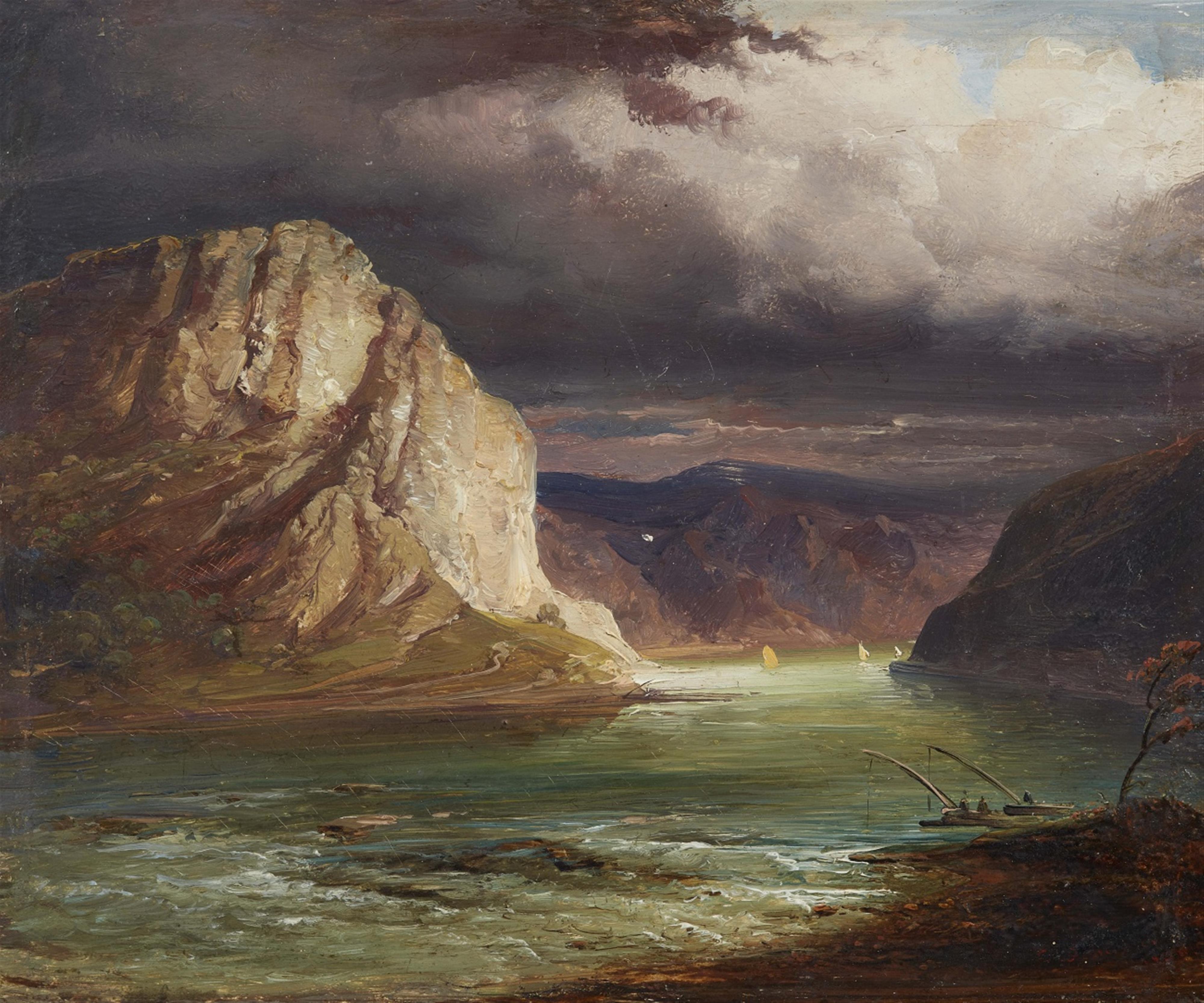Caspar Scheuren - Der Felsen der Loreley