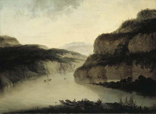 Caspar Wolf - Ausblick von Flelen auf den Urnersee, um 1777