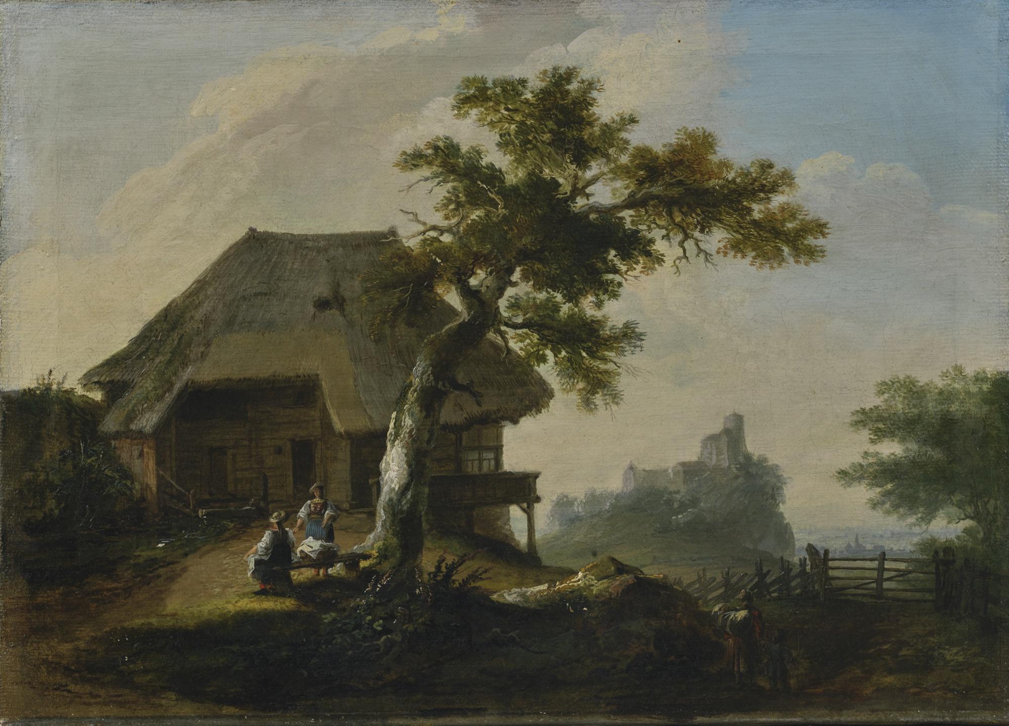 Caspar Wolf - Bauernhaus In Oberbuchsiten, 1773