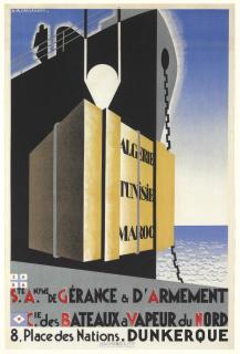 Cassandre, A. M. - Compagnie de bateaux a vaper du nord