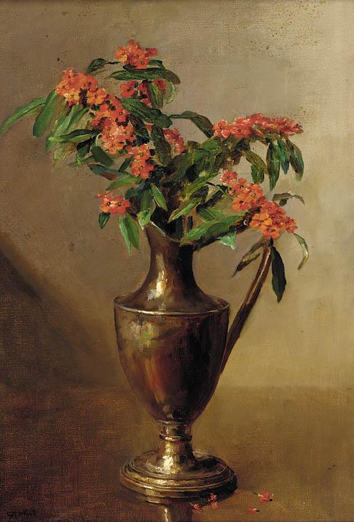 Catherine M. Wood - Milkweed in a ewer
