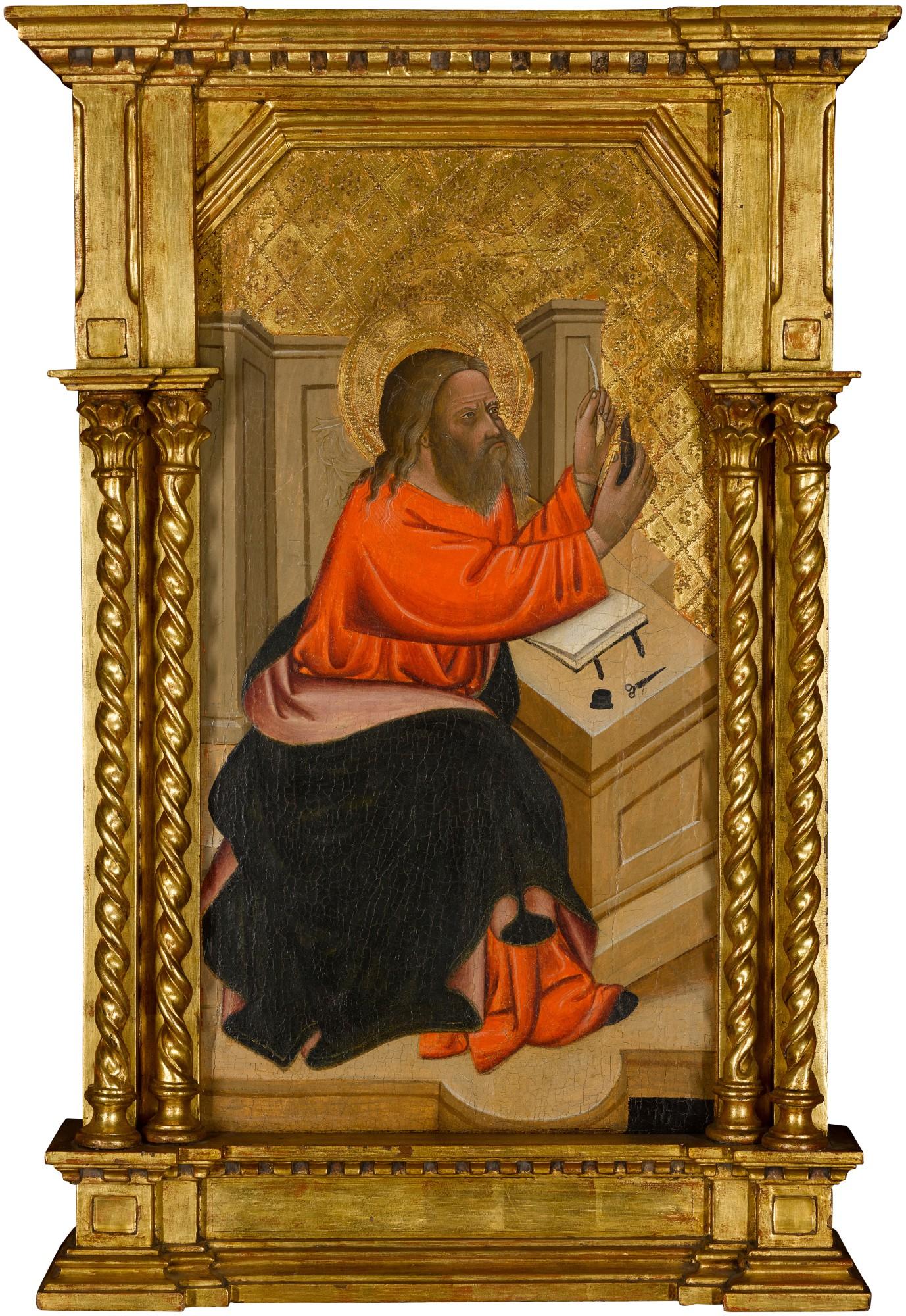 Cecco Di Pietro - An Evangelist Sharpening His Quill