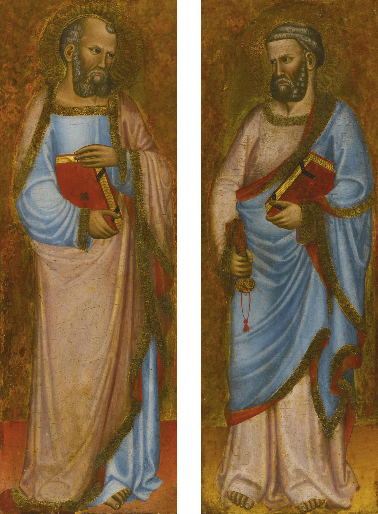 Cecco Di Pietro - Saint Peter; Saint Simon