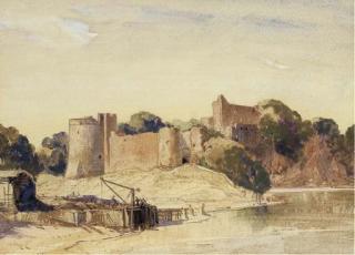 Cecil Arthur Hunt, V.P.R.W.S. - Chepstow Castle, Monmouthshire, South Wales
