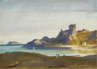 Cecil Arthur Hunt, V.P.R.W.S. - Dunollie Castle, Oban, Argyllshire